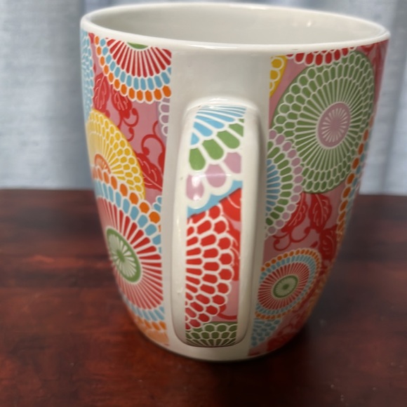Colorful Debra Valencia Blue Harbor Oversized Coffee Mug - Picture 4 of 14